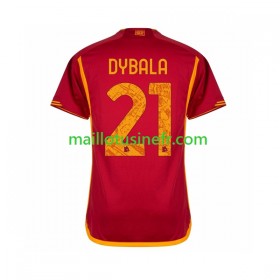 Maillot de Foot AS Roma Paulo Dybala 21 Domicile 2023-24
